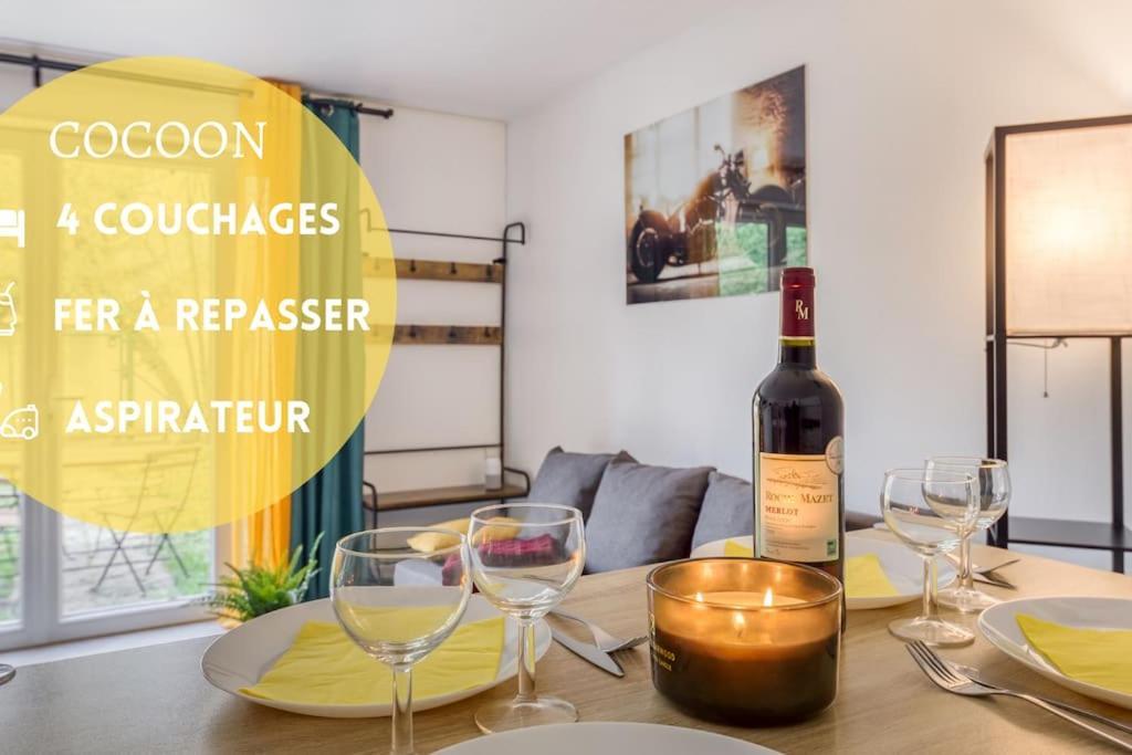 Апартаменты Cocoon - Jardin - Boite A Cle - Wi-Fi Baulne Экстерьер фото